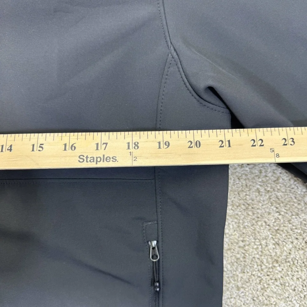 The North Face Jacket Mens Medium Apex Bionic Black Amazon Logo Softshell EUC